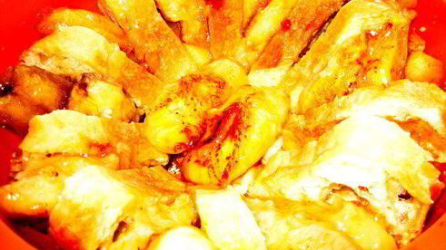 банановый пудинг