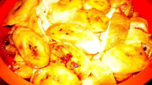 банановый пудинг