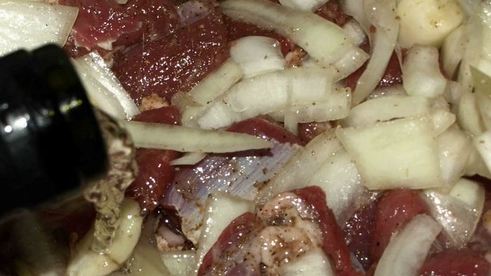 баранина, томленная в десертном вине