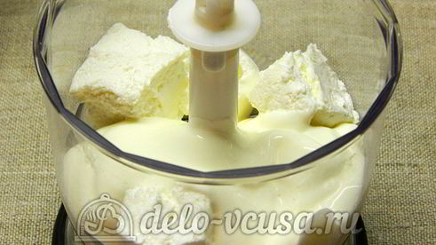 десерт из айвы с творогом