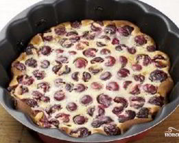 Десерт из черешни