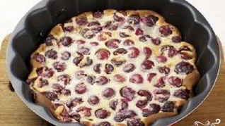 Десерт из черешни