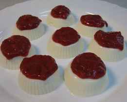 Домашняя панна-котта с клубникой