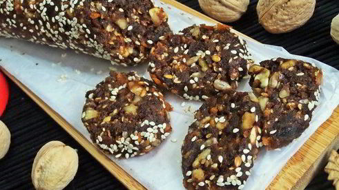 фруктово-ореховая колбаса