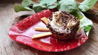 Гранола-корзинки с греческим йогуртом