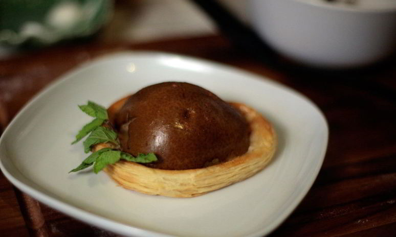 Рецепт груши, запеченной с моцареллой