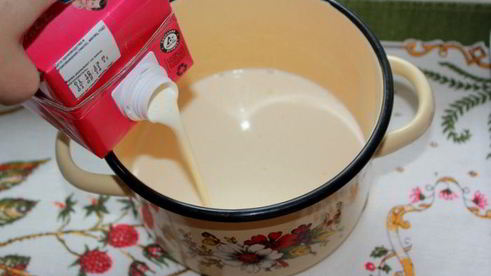 карамельно-ванильная панна котта