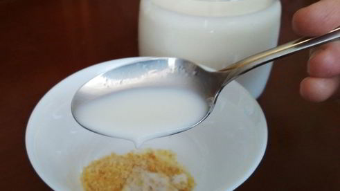 кокосовая панна-котта лайт с вишневым конфи