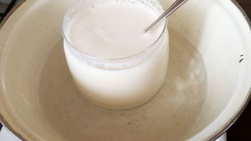 кокосовая панна-котта лайт с вишневым конфи