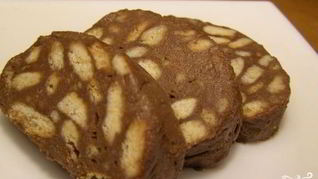 Кондитерская колбаска со сгущенкой