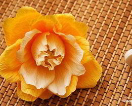 Английская роза из конфет