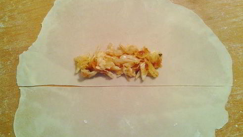 хрустяшки из теста брик мешочки, конфеты, сигары