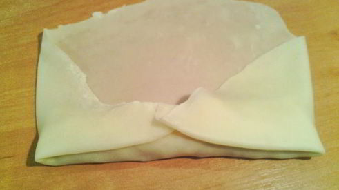 хрустяшки из теста брик мешочки, конфеты, сигары