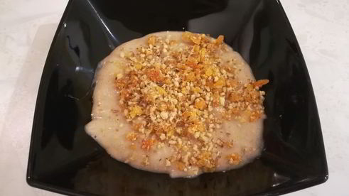 конфеты из банана, грецкого ореха и кураги