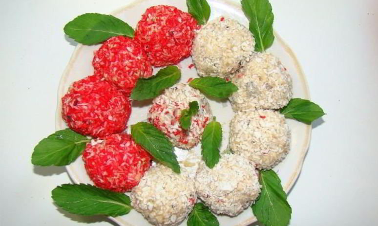 Рецепт конфет из сухого молока и сухофруктов