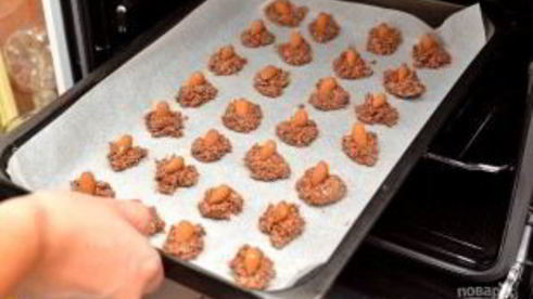 конфеты с миндалем