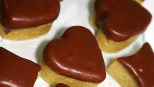 Конфеты в виде сердца