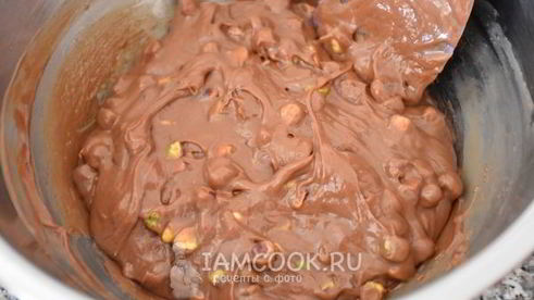 мягкие шоколадные конфеты с фисташками