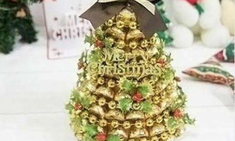 Рецепт новогодней елки из конфет