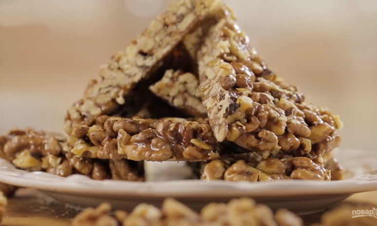 Рецепт козинаков с грецкими орехами