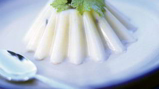 Крем-желе с виноградом