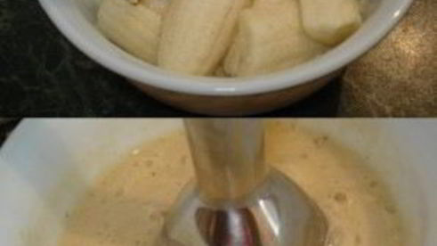 банановый крем со сливками