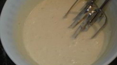 банановый крем со сливками