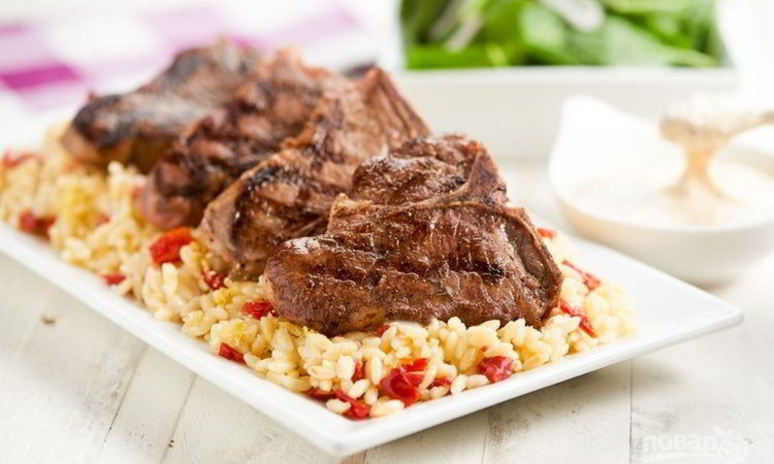 Рецепт баранины с горчичным кремом