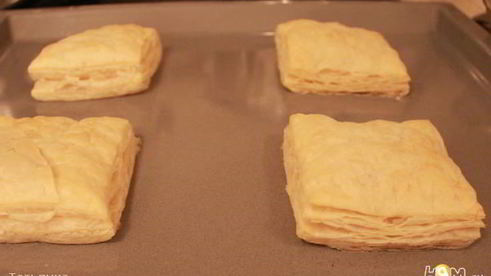 десерт мильфей с кремом из маскарпоне