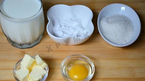 дрожжевые булочки с заварным кремом