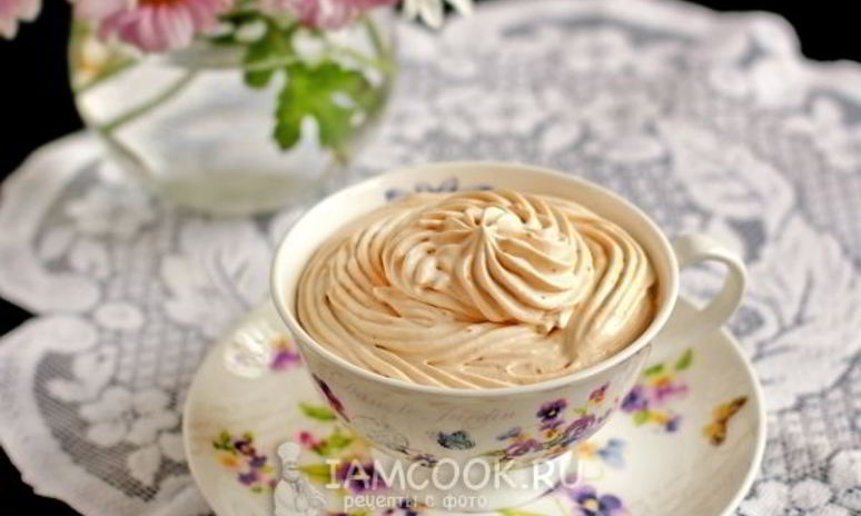 Рецепт крема из вареной сгущенки и сливок