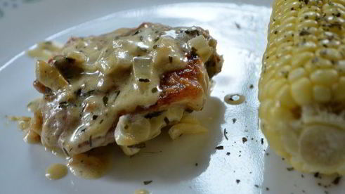 куриные бедрышки в соусе кремово-горчичном