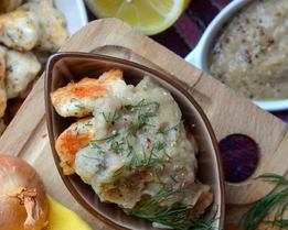 Курица по-китайски с грибным кремом