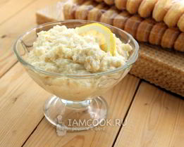 Лимонный крем для торта