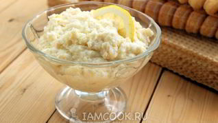 Лимонный крем для торта