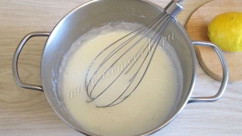 лимонный крем для торта