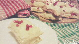 Мильфей с кремом из маскарпоне