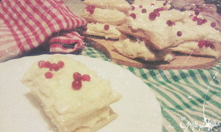 Рецепт мильфея с кремом из маскарпоне