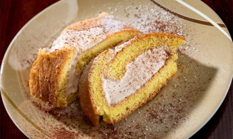 Рецепт рулета с крем-брюле