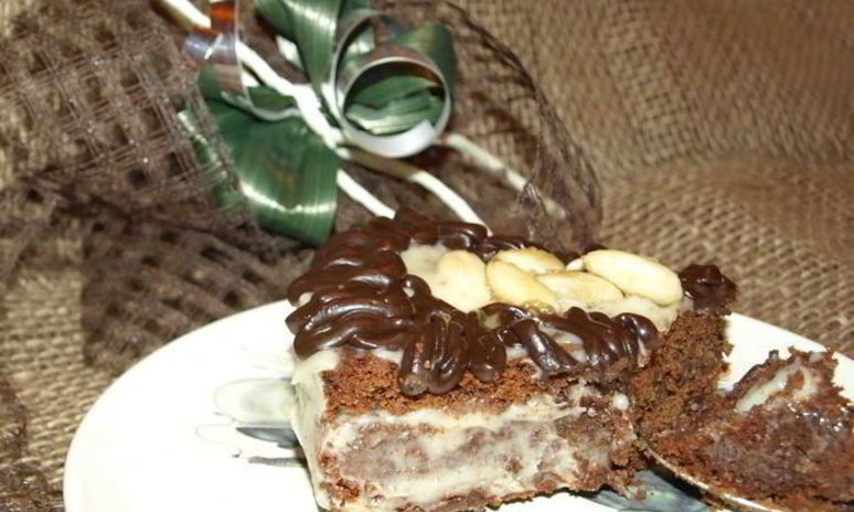 Рецепт шоколадной симфонии с кремом из белого шоколада