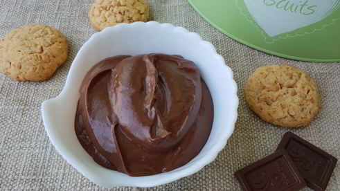 шоколадный заварной крем