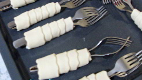 трубочки слоеные с кремом