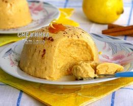 Тыквенный кремовый десерт