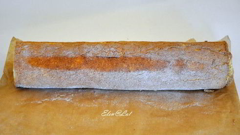 тыквенный рулет со сливочным кремом и карамельными яблочками