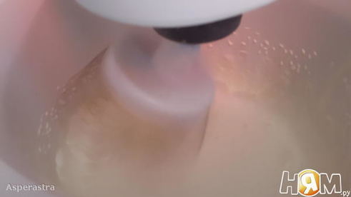 веррин с креветками под кремом с желтым перцем