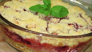 Запеченный крем из ряженки под вкусной корочкой