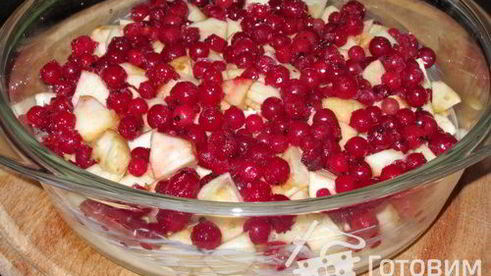 запеченный крем из ряженки под вкусной корочкой