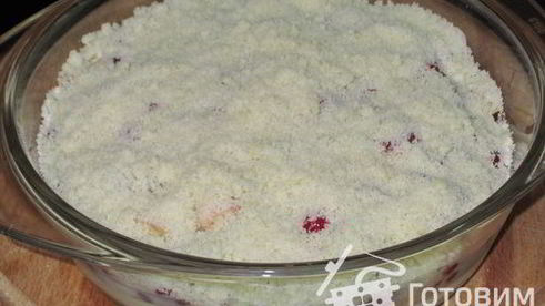 запеченный крем из ряженки под вкусной корочкой