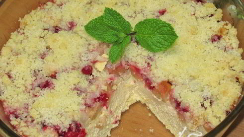 запеченный крем из ряженки под вкусной корочкой