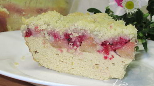 запеченный крем из ряженки под вкусной корочкой